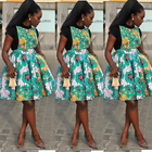 Short Ankara Flare Gowns ícone