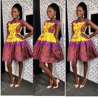 Short Ankara Flare Gowns Cartaz