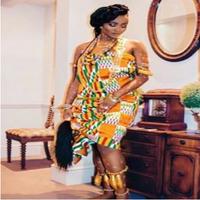 Wedding Ghana Kente Dresses Plakat