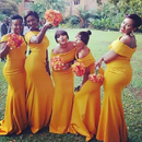 Yellow Bridal Train Gowns APK
