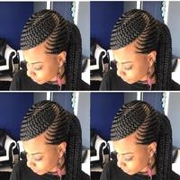 Mohawk Braid Hairstyles پوسٹر