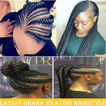 Latest Ghana Weaving Hairstyle.