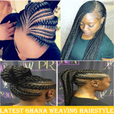 Latest Ghana Weaving Hairstyle. icône