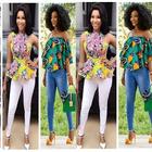 Ankara Peplum Top Styles ícone