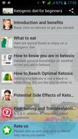 Keto Diet for Beginners Affiche