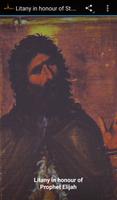 Litany to St. Prophet Elijah постер