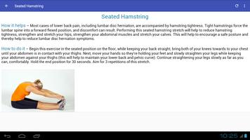 Herniated Disc Exercises screenshot 3