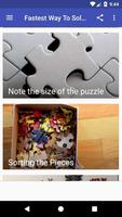 How To Solve Jigsaw Puzzle Affiche