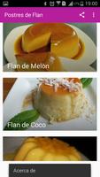 Postres de Flan постер