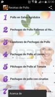 Recetas de Pollo poster