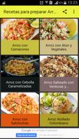 Recetas para preparar Arroz Poster