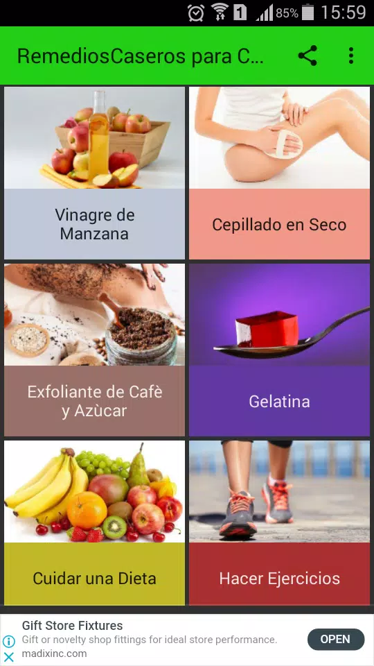 Android İndirme için Remedios Caseros para Celulitis APK