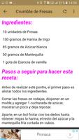 Postres con Fresas Ekran Görüntüsü 3