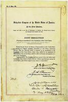 Konstitusi AS - Bill of Rights poster