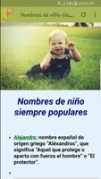Nombres para tu Bebé screenshot 1