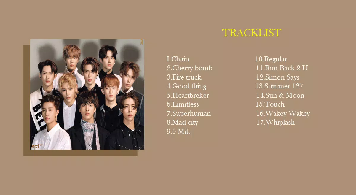 NCT 127 Official Tiktok Music - List of songs and albums by NCT 127