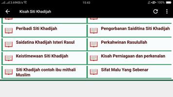 Kisah Siti Khadijah capture d'écran 3