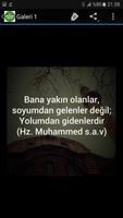 Hz Muhammed Sözleri poster