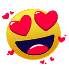 Emoticones de Amor, alegres y divertidos. ícone