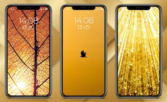 Gold Wallpaper ポスター