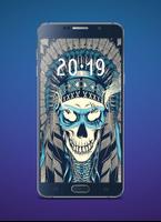 Skull Wallpaper Cartaz