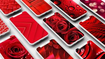 Red Wallpaper پوسٹر