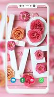 Love Pink Wallpaper 스크린샷 1