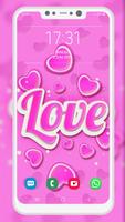 Love Pink Wallpaper 스크린샷 3