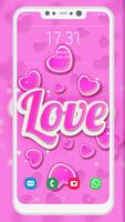 Love Pink Wallpaper imagem de tela 3