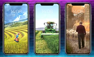 Farming Wallpaper plakat