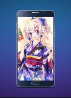 Kimono Anime Wallpaper imagem de tela 1