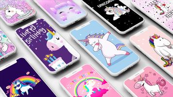 Kawaii Unicorn Wallpapers постер