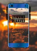 Never Settle Wallpaper تصوير الشاشة 1