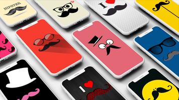 Mustache Wallpaper Poster