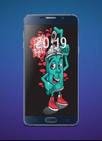 Graffiti Wallpaper ポスター