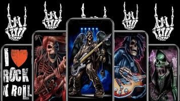 Heavy Metal Rock Wallpaper Affiche