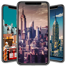 Pixel Art City Wallpaper APK