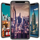 Pixel Art City Wallpaper ikona