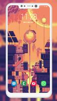 Pixel Art City Wallpaper capture d'écran 2