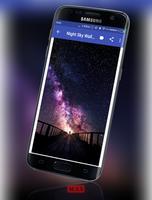 Night Sky Wallpaper captura de pantalla 1