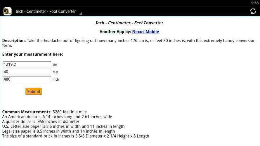 Inch Cm Foot Conversion Apk 2 0 1 Download For Android Download Inch Cm Foot Conversion Apk Latest Version Apkfab Com