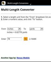 Length Measurement Conversion capture d'écran 1