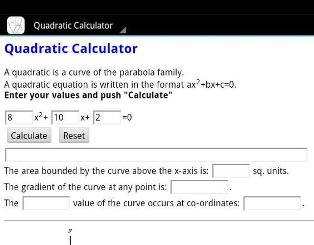 Quadratic Calculator For Android Apk Download