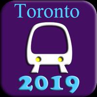 Carte du métro de Toronto 2018 (Canada) capture d'écran 1