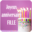 Bon anniversaire ma fille APK