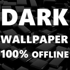 DARK BLACK COOL WALLPAPER BACKGROUND SCREENSAVER biểu tượng