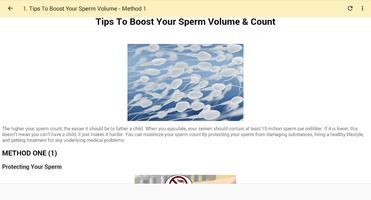 Increase Sperm Volume & Enhance Male Fertility ảnh chụp màn hình 2