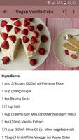 Vegan cakes recipes capture d'écran 2