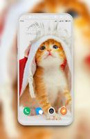 Cute Kitten Wallpaper poster