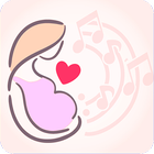 Pregnancy music - baby brain development icon